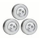 Lâmpada LED Adesiva Sem Fio Touch – Iluminação Portátil a Pilha para Armários e Casa (Kit 1/3/5 Unidades)