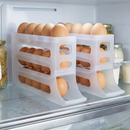 1/2 Peça Porta Ovos Deslizante Organizador Para Geladeira De 4 Camadas Automática Rolantes