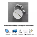 Abajur de Mesa Luminária Led 3D USB Lousa Tela para Escrever Decoração Presente Mães Pais Namorados