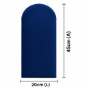 Kit 5 Até 10 Cabeceiras Estofada Cama Box Casal Moderna Luxo Modulada Sem Furo Autocolante 40cmx19cm Solteiro Queen King
