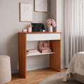 Escrivaninha Com Gaveta Computador Prateleira Quarto Home Office