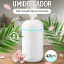 Umidificador De Ar 420ml Grande Difusor Aromatizador De Ambiente LED USB Purificador De Ar Portátil