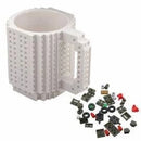 Canecas Bloquinhos Com Encaixe "Lego" + Peças Para Montar