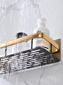 Suporte De Shampoo Prateleiras De Banheiro Sem Furo Premium