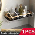Suporte De Shampoo Prateleiras De Banheiro Sem Furo Premium