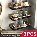 Suporte De Shampoo Prateleiras De Banheiro Sem Furo Premium