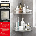 Suporte De Shampoo Prateleiras De Banheiro Sem Furo Premium