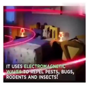 Repelente ultrassônico eletrônico de mosquitos, repele moscas, baratas, morcegos e ratos, tensão dupla