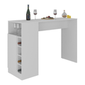 Bancada Balcão/Mesa Ilha de Cozinha Gourmet com Adega e 1 Porta Multimóveis