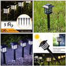 Luminaria Solar Espeto de Jardim Led Decoração Cazinha Recarregavel no Sol