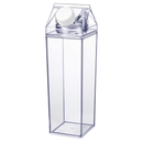 Garrafa De Acrílico Transparente Caixa Portátil Geladeira Leite Suco Bebidas Água 500ml ou1000ml
