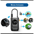 Mini Compressor De Ar Portátil Recarregável Digital USB Calibrador De Pneus Carro Moto Bicicleta Infláveis Automático