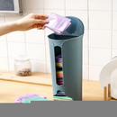 Suporte Multiuso para Sacola de Lixo – Organização Prática para Cozinha e Banheiro!