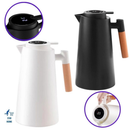 Garrafa Térmica Café 1 Litro Com Termômetro Led Para Chás Design Moderno