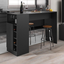Bancada Balcão/Mesa Ilha de Cozinha Gourmet com Adega e 1 Porta Multimóveis