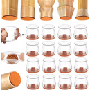 Protetor de silicone para pés de cadeiras, mesas e móveis.