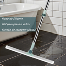 Rodo de Silicone Para Limpeza Banheiro Vassoura Mágica Rodo Tira Pelo Limpa Vidro Seca Bem Silicone Vassoura Piso Vidros