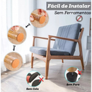 Kit 8-24Peças Capas protetoras de silicone para pés de cadeiras, mesas e móveis.