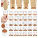 Protetor de silicone para pés de cadeiras, mesas e móveis.
