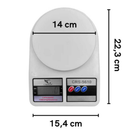 Balança Digital de Cozinha de 1g a 10Kg Alta Precisão